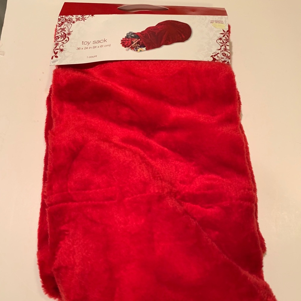 NWT SANTA TOY SACK.